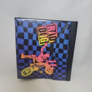 Vintage RAD DOG bike trick binder nineties 90's with stickers